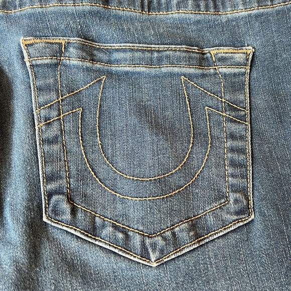 True Religion Billie Low Rise Straight Leg Denim Jeans - Picture 3 of 10